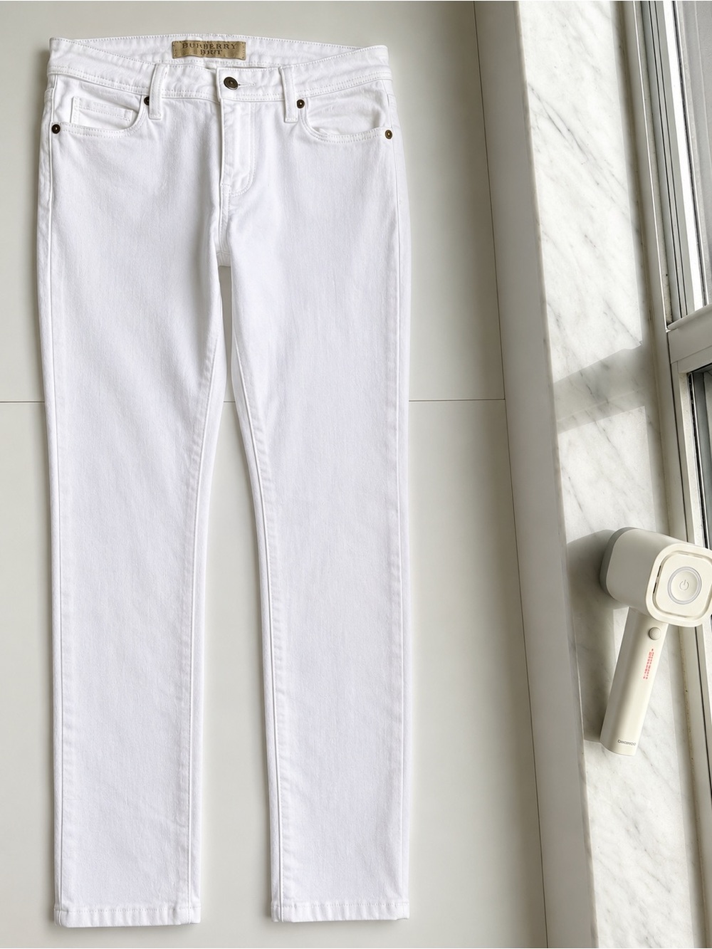 Burberry Women’s White Skinny Jeans